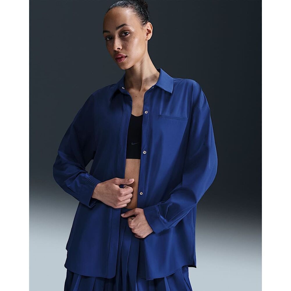 Nike 24.7 PerfectStretch Women's Dri-FIT Oversized Long-Sleeve Shirt NEW NWT